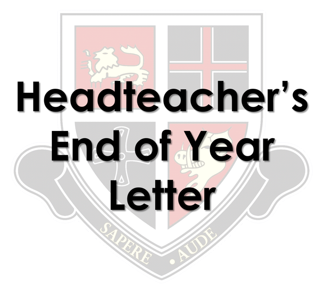 Image of End of Year Letter