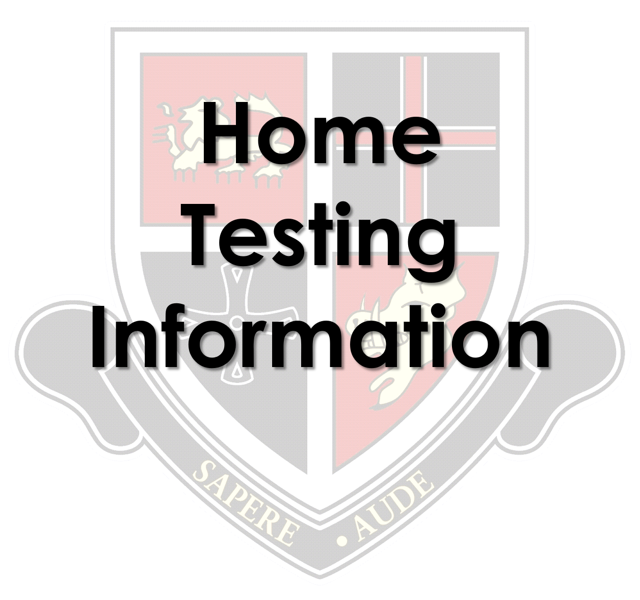 Image of Home Testing Information