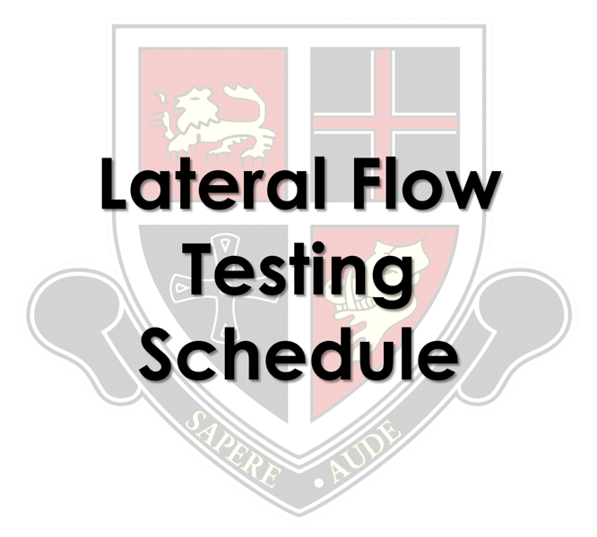 Image of Lateral Flow Testing Schedule