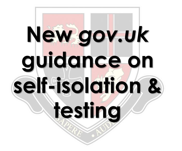 Image of New Guidance issued by Gov.uk, 11/01/22